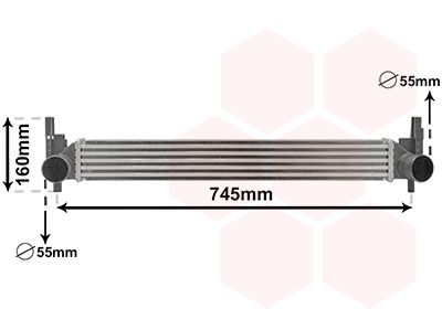 VAN WEZEL Интеркулер 49004039